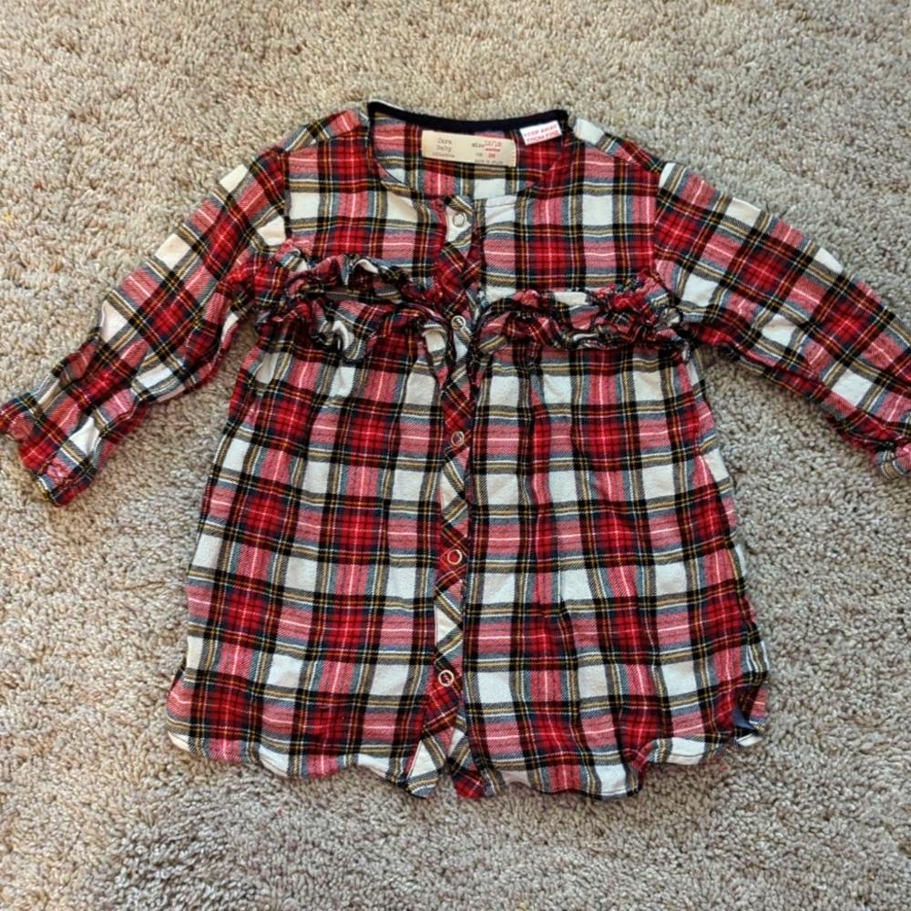 18m Zara Plaid Shirt